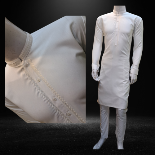 Embroidered Kurta Pajama  Only One Color