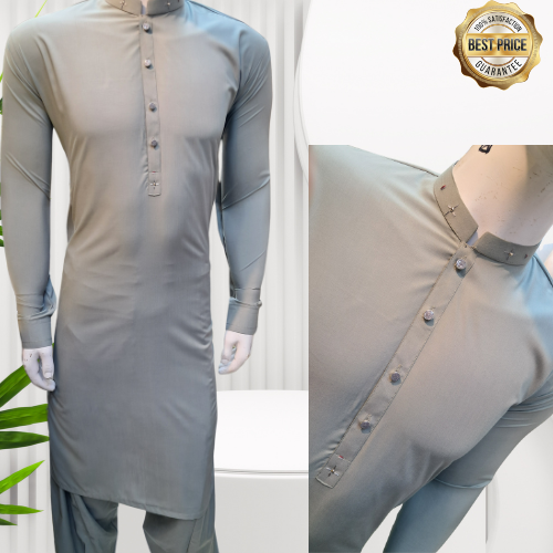 Applique Design Wash-and-Wear Fabron Fabric Shalwar Kameez